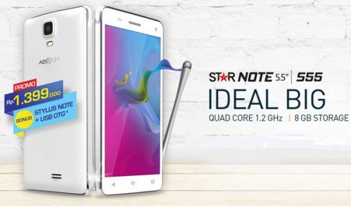 Advan Star Note S55, Smartphone Android Sejutaan Berlayar 5.5 inchi