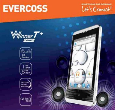 Evercoss Winner T+ A74E, Smartphone 600 Ribuan Terbaru 2016