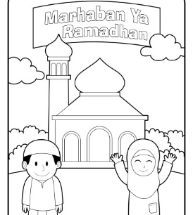 Gambar Anak Menyambut Ramadhan
