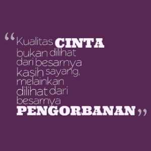 DP BBM kata-kata cinta