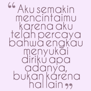 DP BBM Kata-kata Romantis