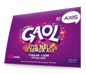 Upgrade Kartu Axis Lama Ke Axis 4G LTE