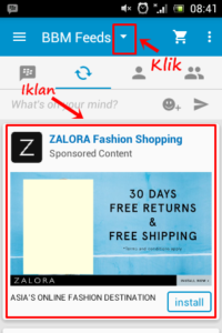 Cara menghilangkan Iklan di BBM